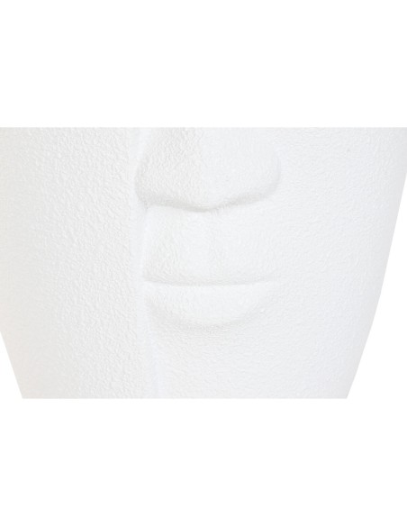 Cache-pot Home ESPRIT Blanc Magnésium Moderne Visage 42 x 42 x 110 cm