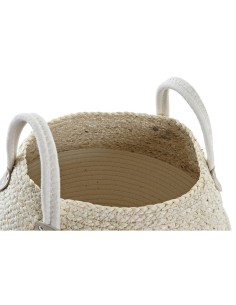 Panier DKD Home Decor 37 x 37 x 25 cm Fibre naturelle 2