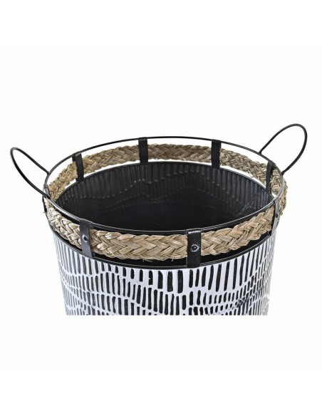 Set de basket DKD Home Decor Corde Fer (52 x 42 x 58 cm)