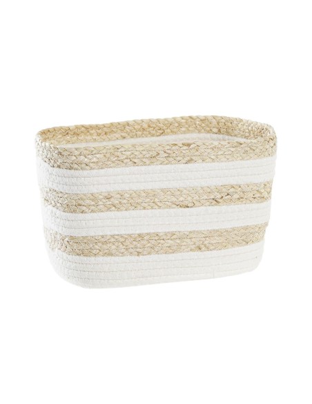 Panier DKD Home Decor 28 x 20 x 18 cm Fibre naturelle