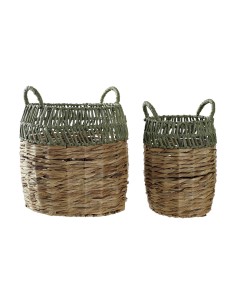 Set de basket DKD Home Decor Rotin (33 x 33 x 40 cm)