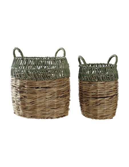 Set de basket DKD Home Decor Rotin (33 x 33 x 40 cm)