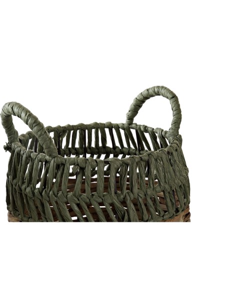 Set de basket DKD Home Decor Rotin (33 x 33 x 40 cm)