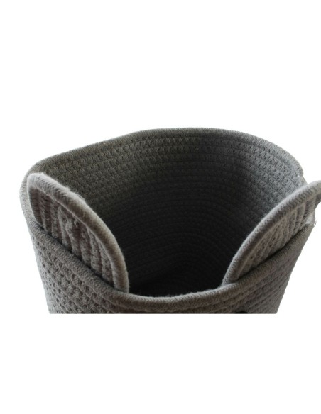 Panier DKD Home Decor Polyester Enfant Ours (25 x 25 x 37 cm) (2 Unités)
