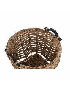 Set de basket DKD Home Decor Bois Colonial Fibre (46 x 46 x 40 cm) 2