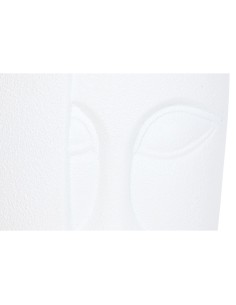 Cache-pot Home ESPRIT Blanc Magnésium Moderne Visage 33 x 33 x 72 cm 2