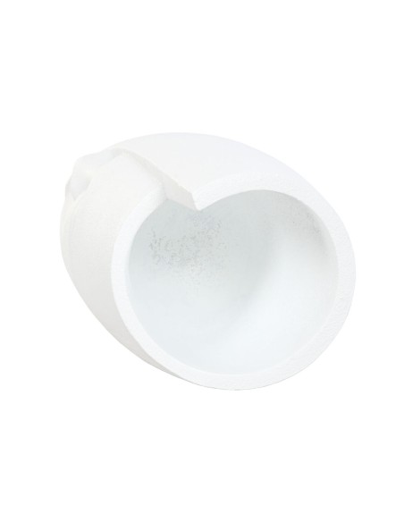 Cache-pot Home ESPRIT Blanc Magnésium Moderne Visage 33 x 33 x 72 cm