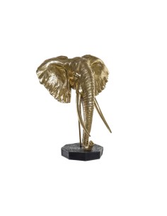 Figurine Décorative DKD Home Decor Noir Doré Eléphant Oriental 60 x 36 x 73 cm