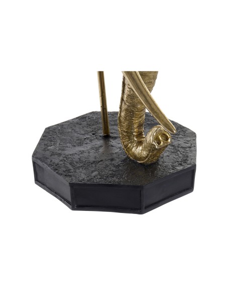 Figurine Décorative DKD Home Decor Noir Doré Eléphant Oriental 60 x 36 x 73 cm