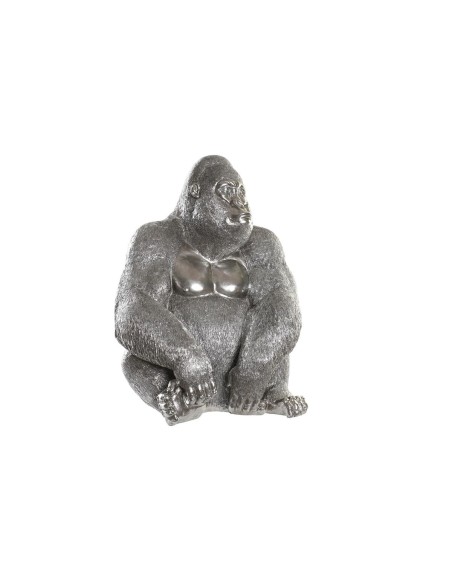 Figurine Décorative DKD Home Decor Argenté Colonial Gorille 46 x 40 x 61 cm