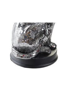 Figurine Décorative DKD Home Decor Argenté Léopard Résine (19,5 x 16 x 31,5 cm) 2