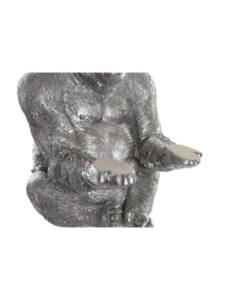 Figurine Décorative DKD Home Decor Argenté Colonial Gorille 38 x 55 x 52 cm