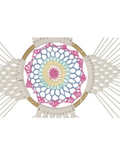 Attrape-rêves DKD Home Decor Plumes Boho 52 x 1 x 145 cm 2