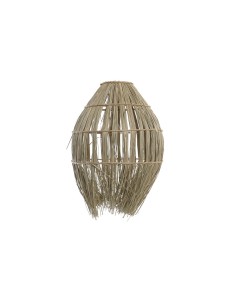 Écran de lampe DKD Home Decor Fibre naturelle (36 x 36 x 48 cm)