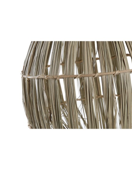 Écran de lampe DKD Home Decor Fibre naturelle (36 x 36 x 48 cm)