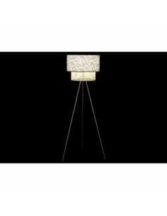 Lampadaire DKD Home Decor Naturel Noir Métal Palmiers Polyester Colonial (60 x 60 x 129 cm) 2