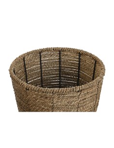 Set de pots de fleurs Home ESPRIT Marron Fibre Tropical 31 x 31 x 24 cm 2