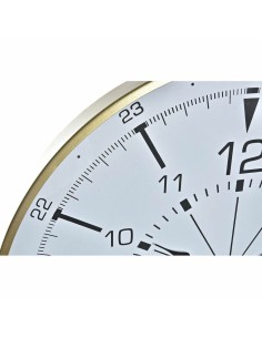 Horloge Murale DKD Home Decor Verre Doré Métal Blanc Boussole (60 x 3 x 60 cm) 2