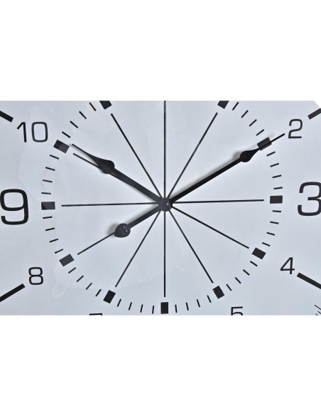 Horloge Murale DKD Home Decor Verre Doré Métal Blanc Boussole (60 x 3 x 60 cm)