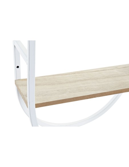 Horloge Murale DKD Home Decor Naturel Métal MDF Blanc (25,5 x 11,5 x 71 cm)
