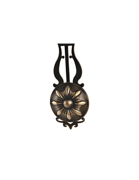 Horloge Murale DKD Home Decor Noir Doré Verre Fer Pendule 27 x 7,5 x 57,5 cm (2 Unités)