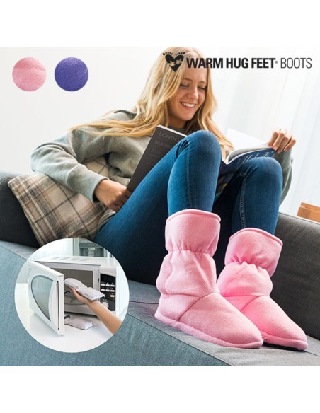 Bottes Réchauffables Micro-ondes Warm Hug Feet