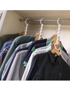 Organisateur de Cintre pour 40 Vêtements Plusrobe InnovaGoods 24 Pièces 2