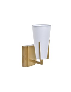 Applique DKD Home Decor 25W Doré Métal Polyester Blanc 220 V (12 x 14 x 25 cm)