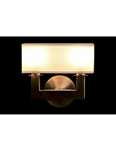 Applique DKD Home Decor Argenté Métal Polyester Blanc 220 V 40 W (25 x 14 x 24 cm)