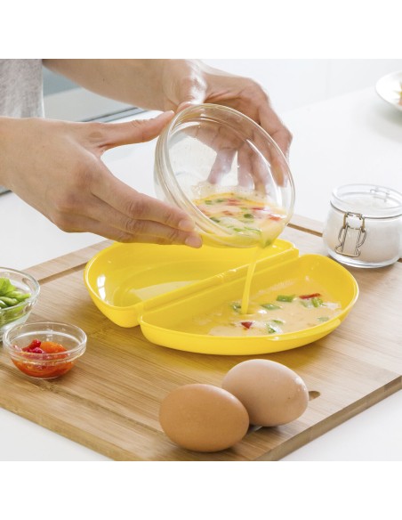 Cuiseur de Omelette pour Micro-Ondes InnovaGoods