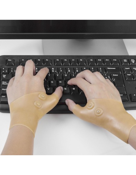 Protège-poignets de Compression avec Points Magnétiques Imontic InnovaGoods 2 Unités