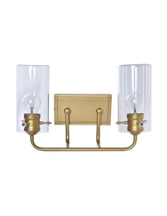 Applique DKD Home Decor Verre Doré Métal 220 V 50 W (41 x 17 x 24 cm)