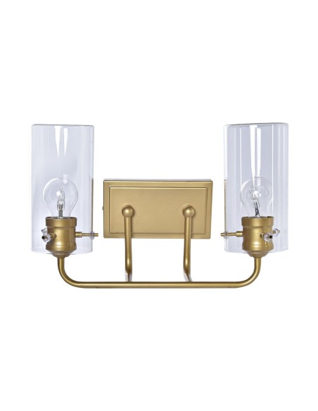 Applique DKD Home Decor Verre Doré Métal 220 V 50 W (41 x 17 x 24 cm)