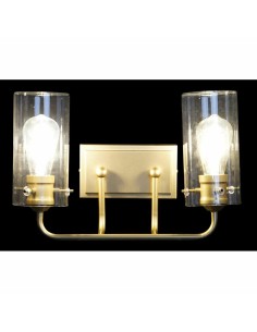 Applique DKD Home Decor Verre Doré Métal 220 V 50 W (41 x 17 x 24 cm) 2