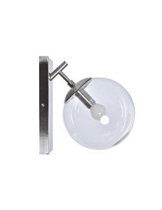 Applique DKD Home Decor 25W Verre Argenté Métal 220 V (20 x 25 x 27 cm)