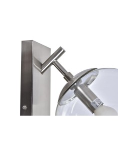 Applique DKD Home Decor 25W Verre Argenté Métal 220 V (20 x 25 x 27 cm) 2