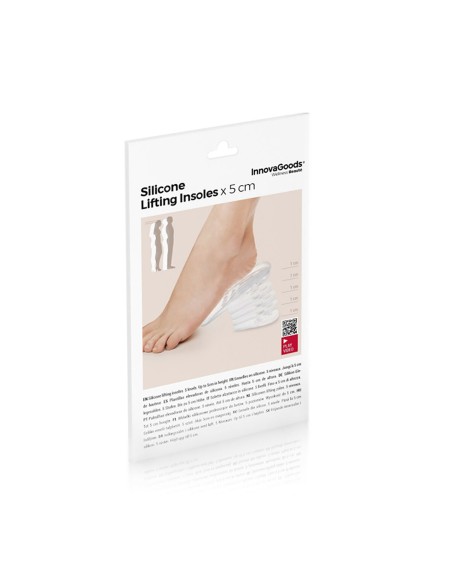 Semelles Élévatrices en Silicone x5 InnovaGoods 10 Unités