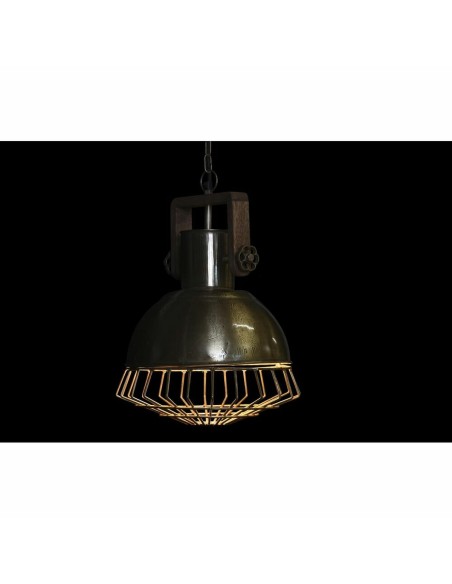 Suspension DKD Home Decor Argenté Marron Argent 50 W (31 x 31 x 44 cm)