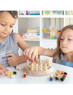 Jeux de mémoire en bois Taeda InnovaGoods 26 Pièces