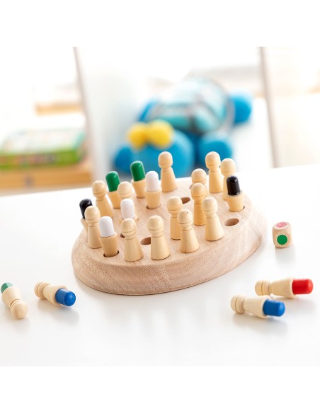 Jeux de mémoire en bois Taeda InnovaGoods 26 Pièces
