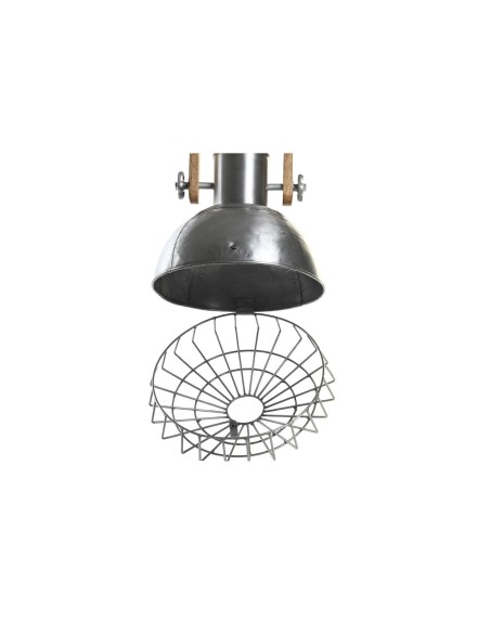 Suspension DKD Home Decor Argenté Marron Argent 50 W (31 x 31 x 44 cm)
