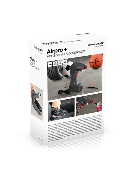 Compresseur d'air portatif avec LED Airpro+ InnovaGoods