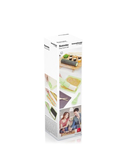 Set de sushi avec recettes Suzooka InnovaGoods 3 Pièces