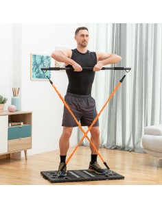 Système d'entrainement complet portatif avec guide d'exercices Gympak Max InnovaGoods 2