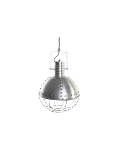 Suspension DKD Home Decor Argenté Fer 50 W 43 x 43 x 66 cm