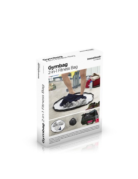 Sac tapis de sol imperméable pour les vestiaires2 en 1 Gymbag InnovaGoods