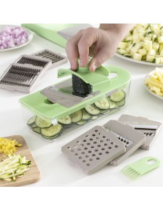 Coupe-Légumes, Râpe et Mandoline avec Recettes et Accessoires 7 en 1 Choppie Expert InnovaGoods 2
