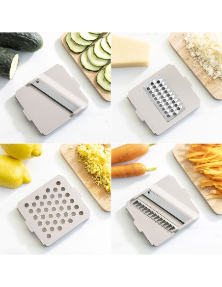Coupe-Légumes, Râpe et Mandoline avec Recettes et Accessoires 7 en 1 Choppie Expert InnovaGoods