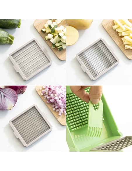 Coupe-Légumes, Râpe et Mandoline avec Recettes et Accessoires 7 en 1 Choppie Expert InnovaGoods