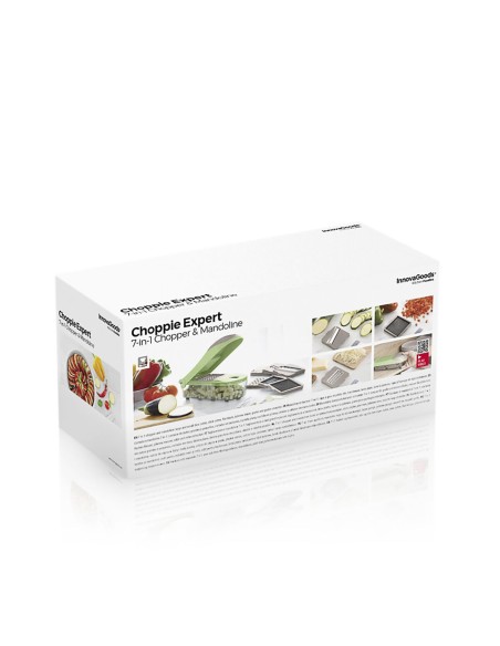 Coupe-Légumes, Râpe et Mandoline avec Recettes et Accessoires 7 en 1 Choppie Expert InnovaGoods